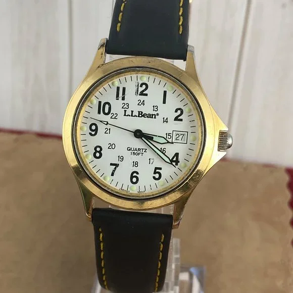 ヴィンテージ90s エルエルビーン 時計ゴールド ヴィンテージ90s エルエルビーン 時計ゴールド ヴィンテージ90s
